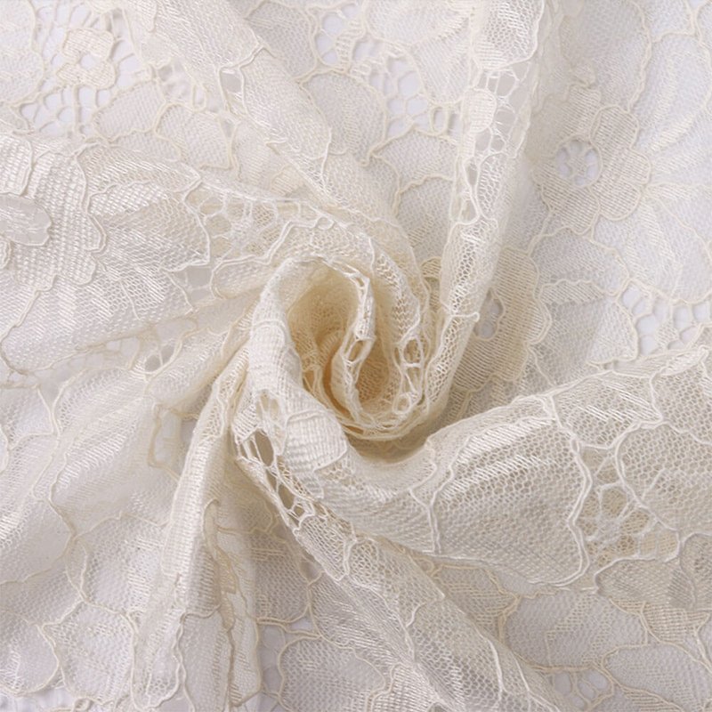 Lace Fabric 3D Dress Polyester Warp Knit for Women's Wear Wholesale Su 7